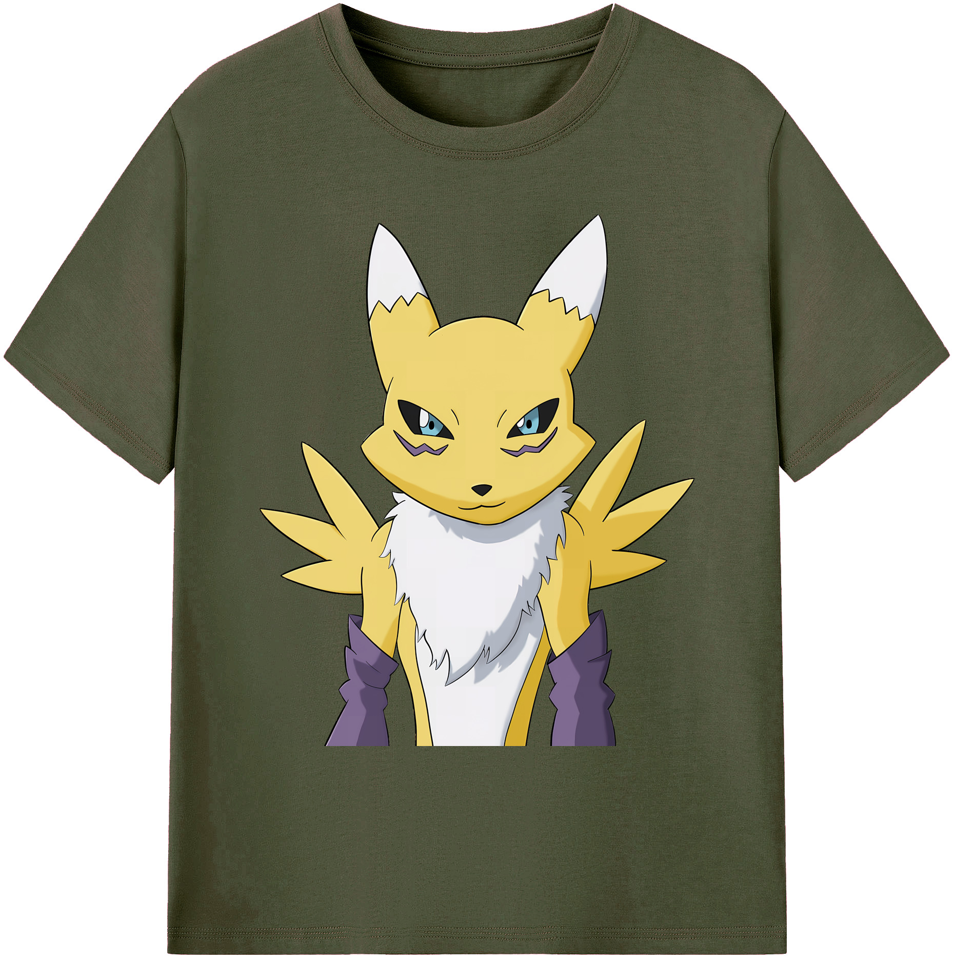 （画像用） Digimon デジタルモンスター/デジモン 綿100％ メンズ半袖Tシャツ｜肌触りやわらか＆通気性